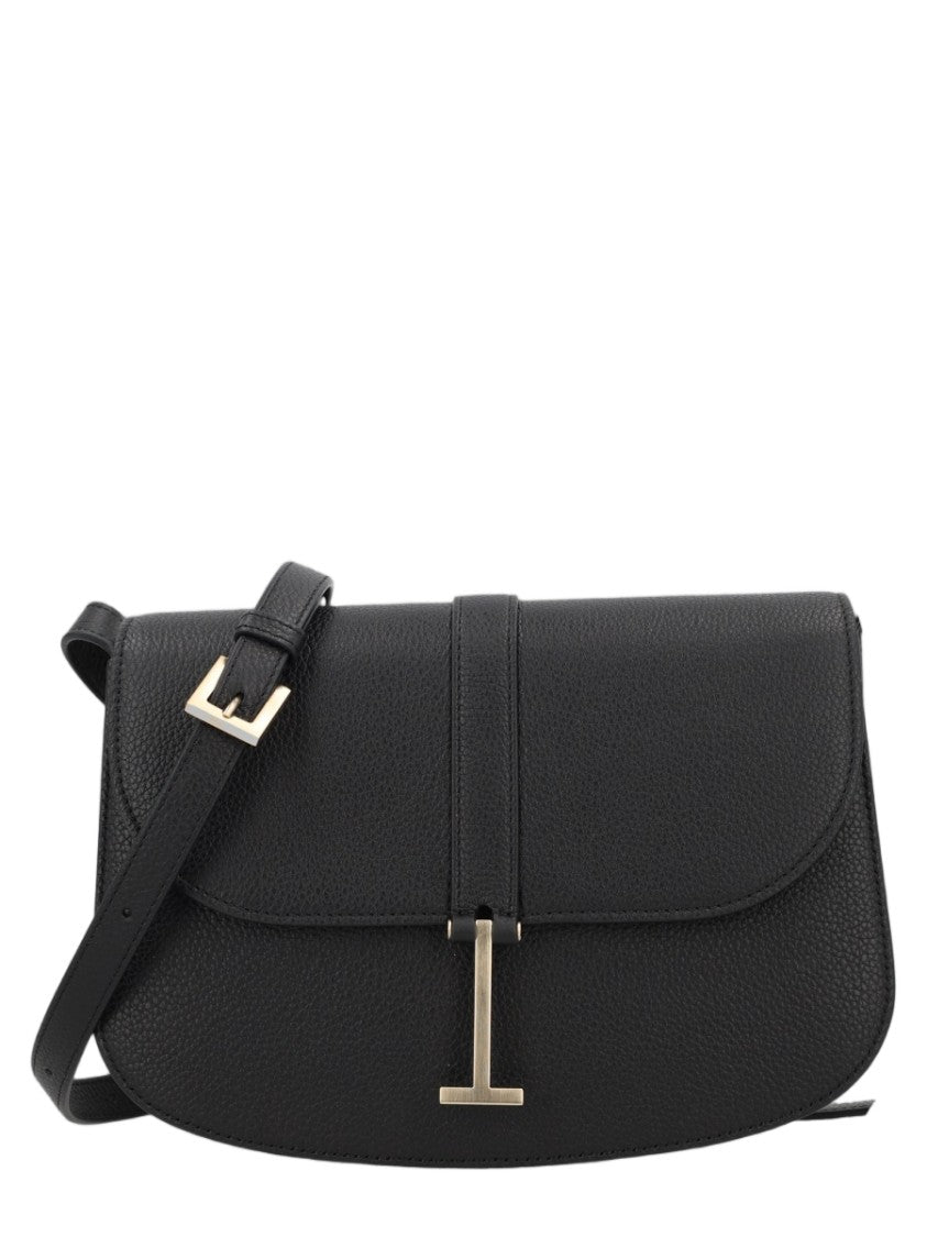 Tom Ford Structured Black Calf Leather Shoulder Bag