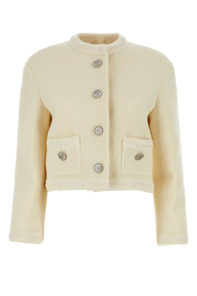 Gucci Ivory Wool Blend Blazer