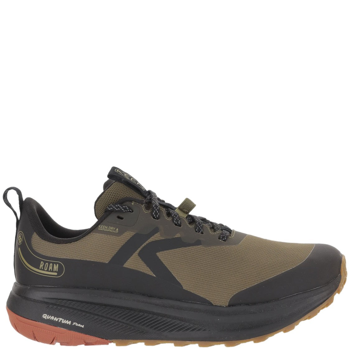 Keen Dark Green Mesh Rubber Sole Sneakers