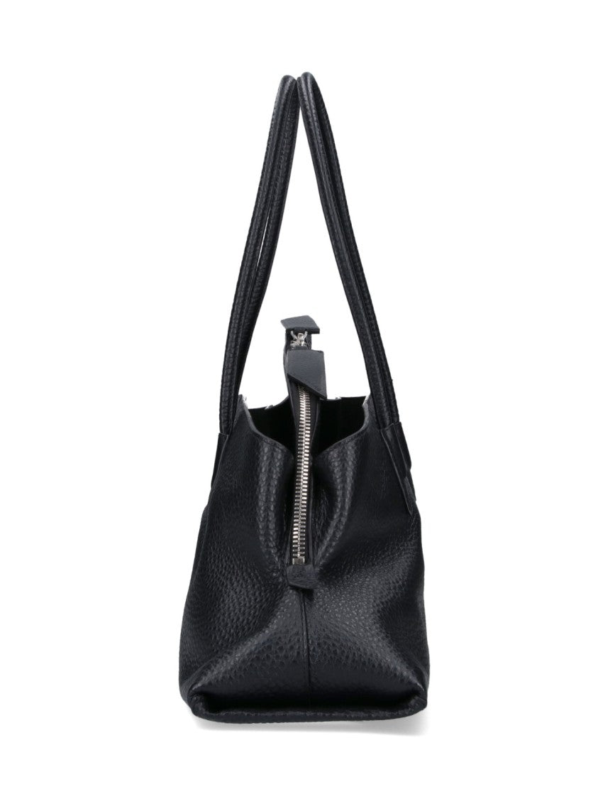 The Attico "La Passeggiata" Medium Shoulder Bag – Black