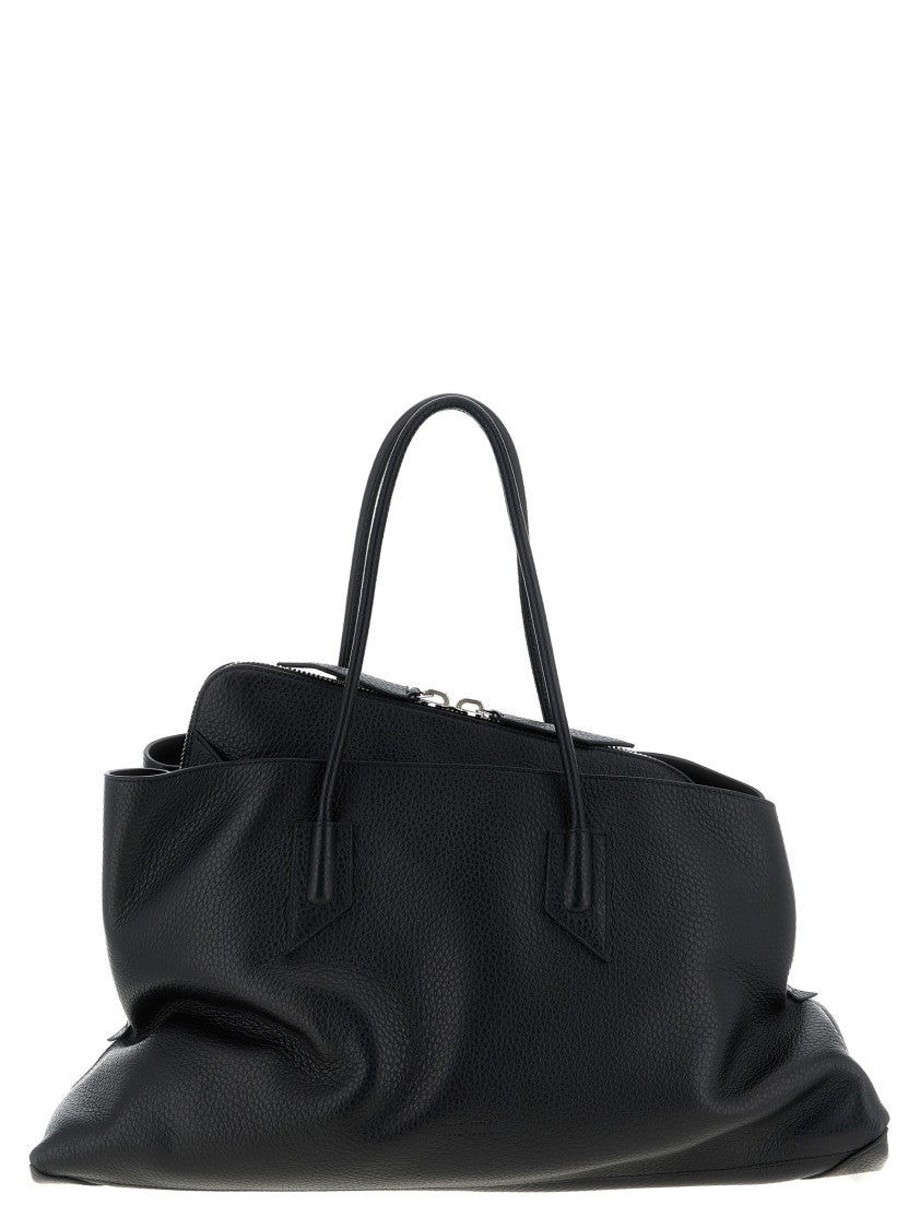 The Attico 'La Passeggiata Large' Grain-Effect Leather Bag