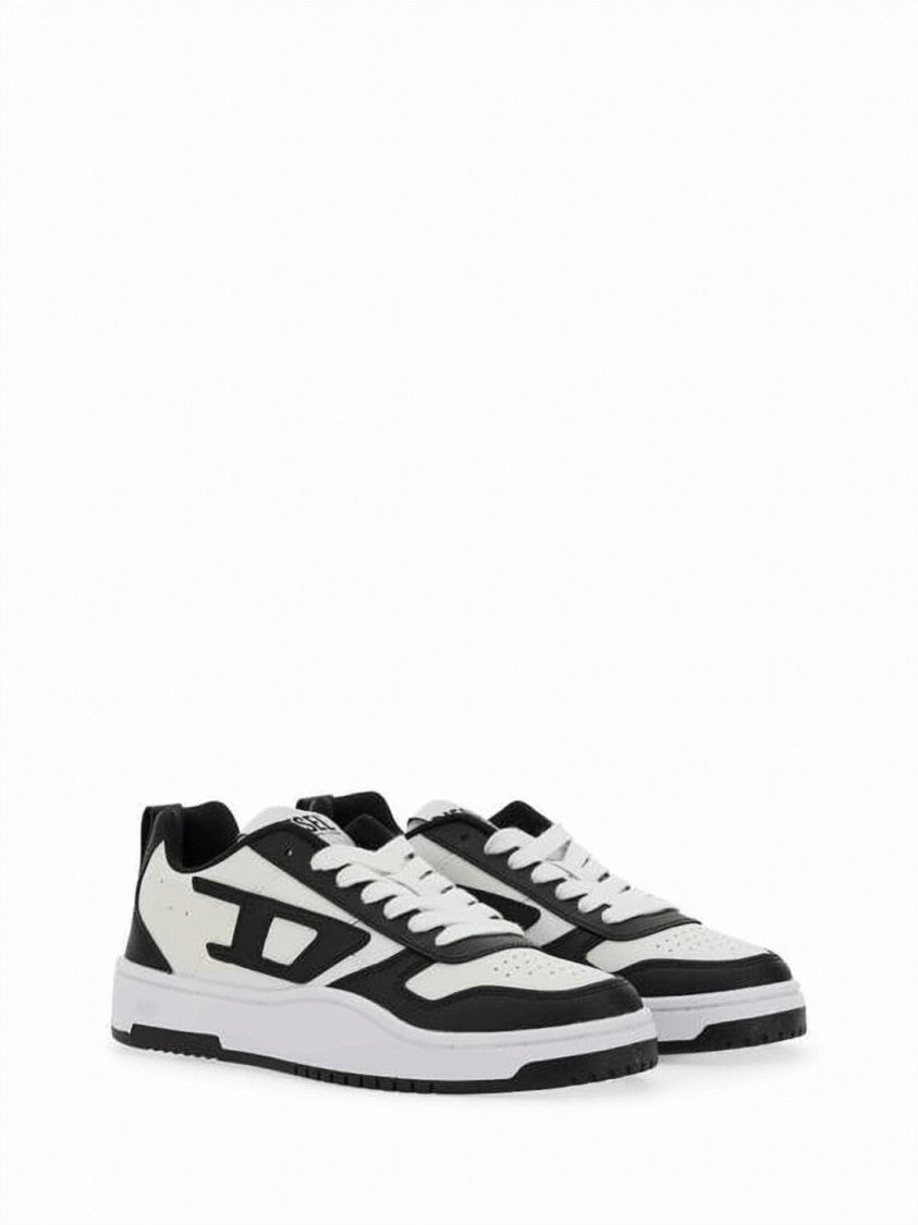 Diesel Low-Top Sneakers With Cowhide Leather Upper