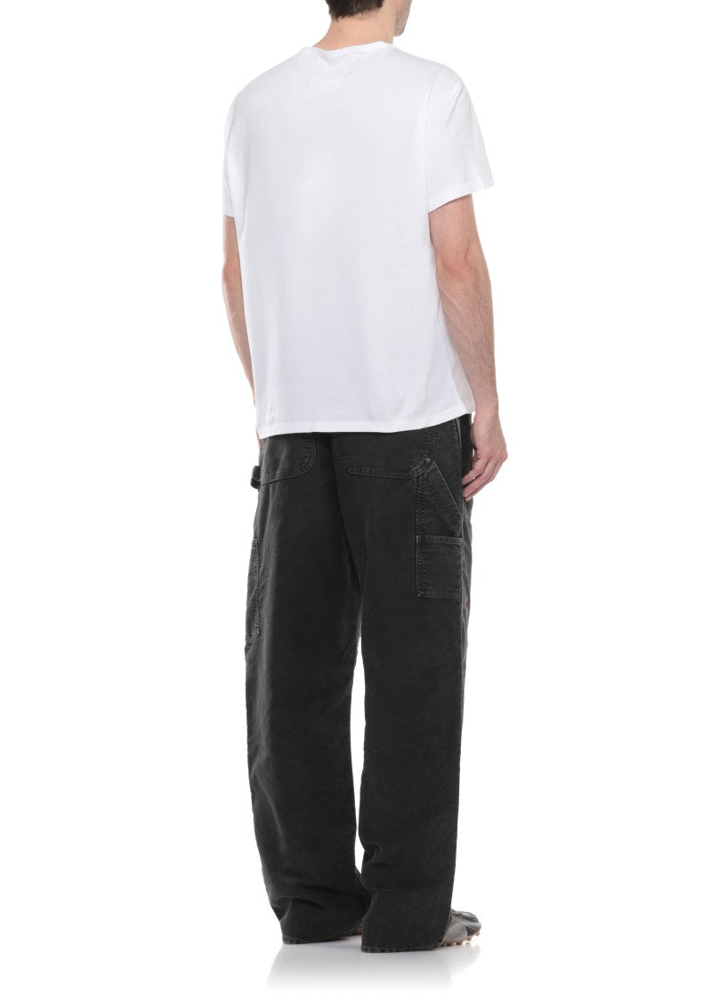 Maison Margiela White Logoed Cotton T-Shirt