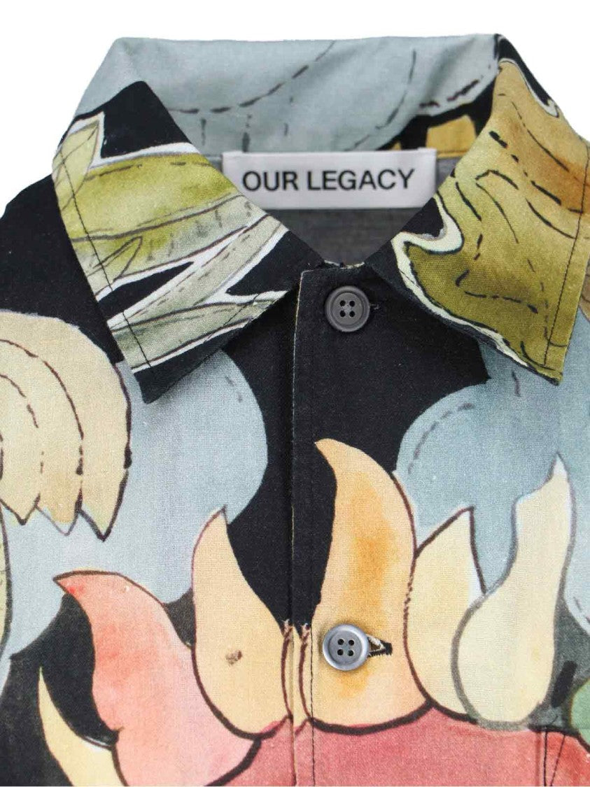 Our Legacy "Solar Power" Printed Shirt – Black