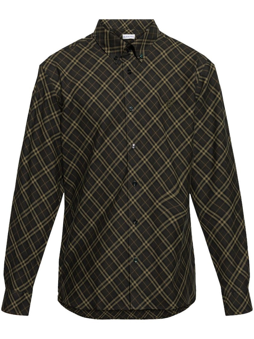Burberry Brown Check Shirt