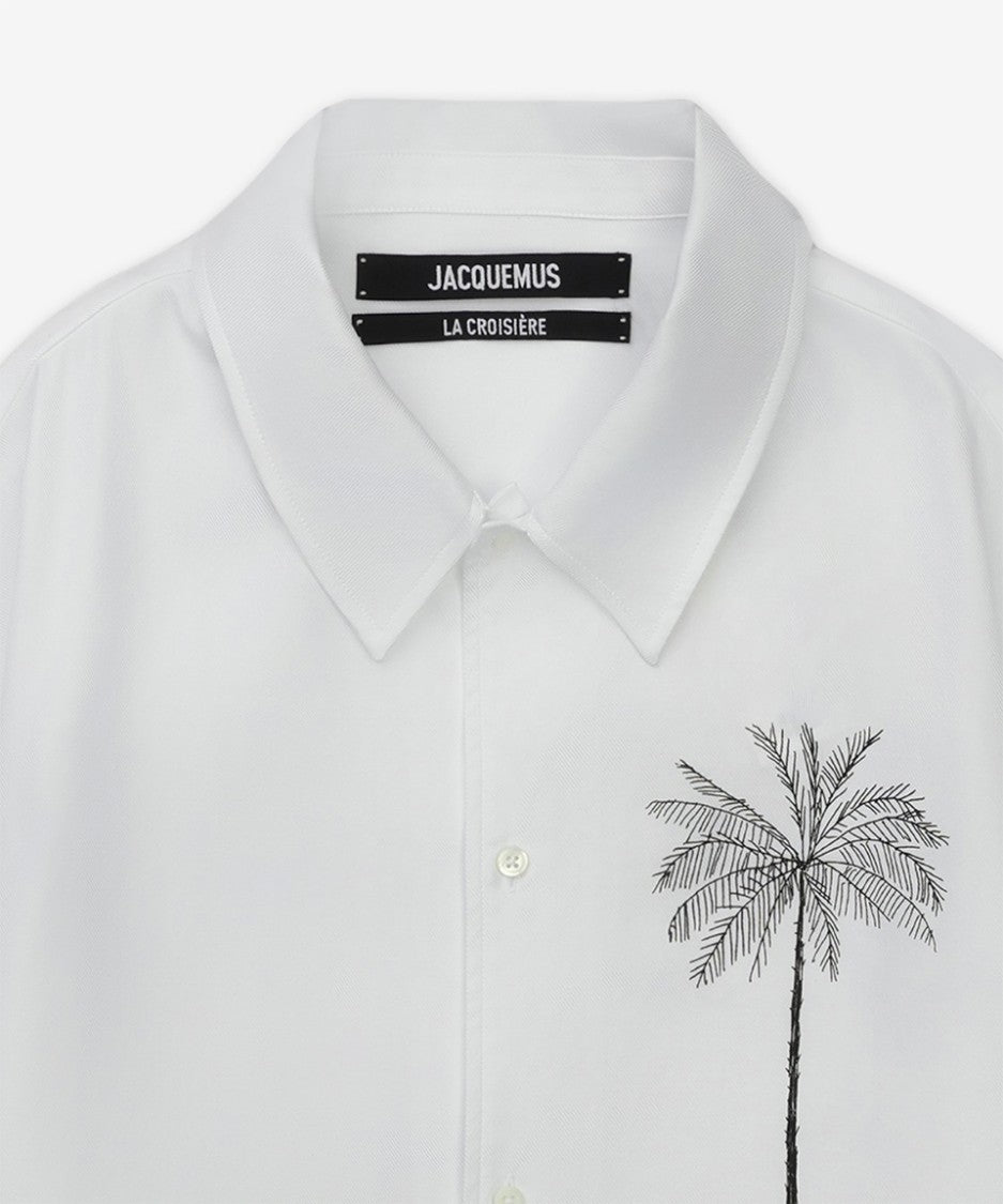 Jacquemus Short-Sleeved Jacquemus Shirt With Embroidered Detail