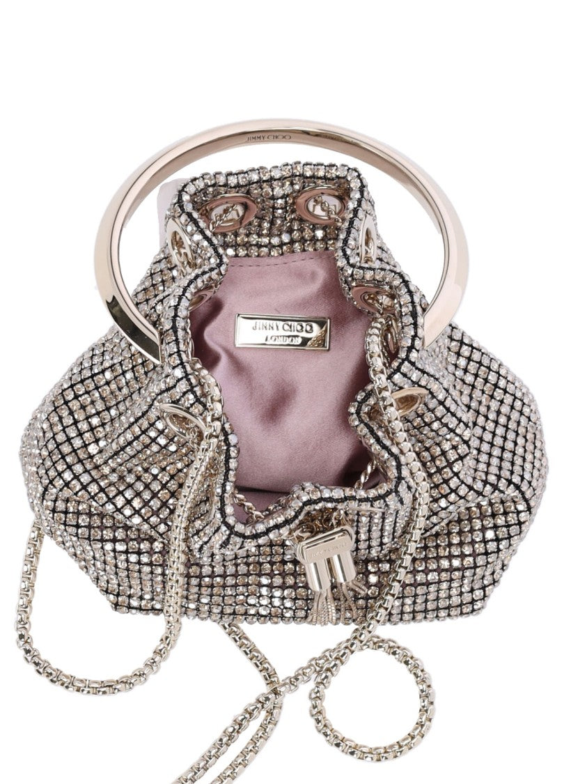 Jimmy Choo "Bon Bon" Micro Bag Gold