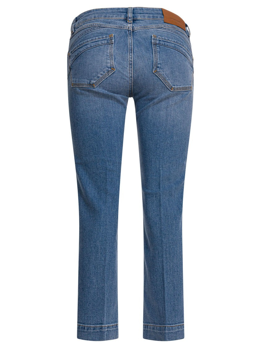 Max Mara Mid-Rise Blue Denim Jeans