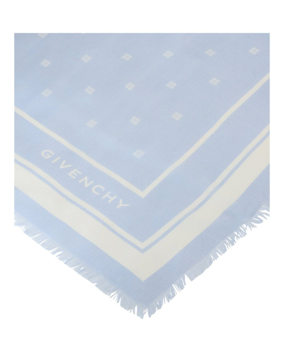 Givenchy 4G Shawl In Cashmere And Silk
