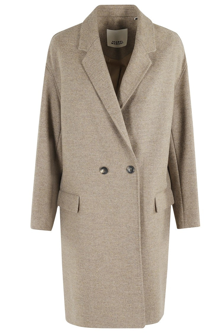Isabel Marant Efegozi Gb Medium-Length Wool Coat