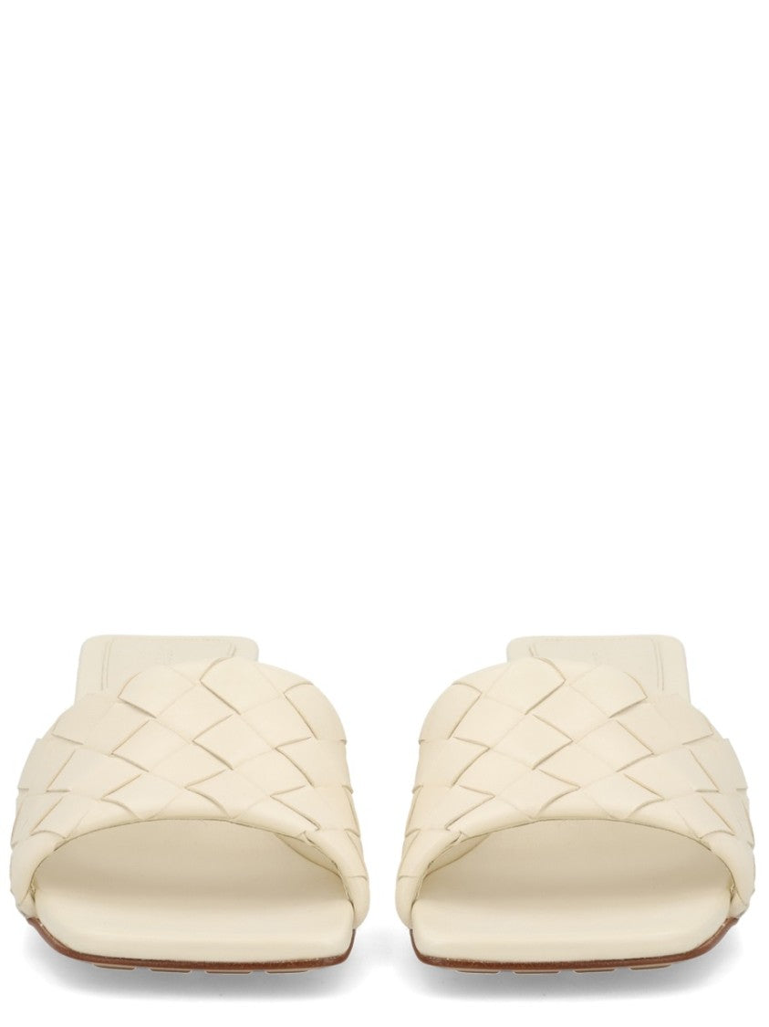 Bottega Veneta Park Woven Leather Sandals