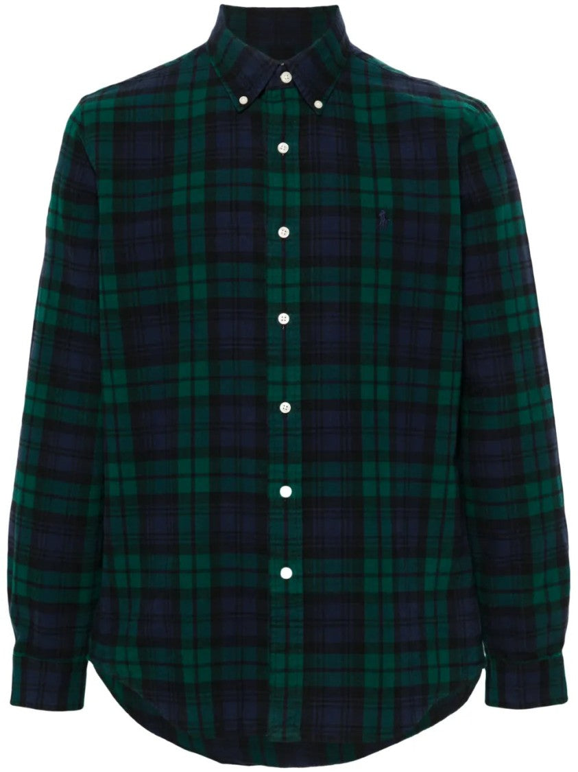 Polo Ralph Lauren Multicolour Button-Down Plaid Cotton Shirt
