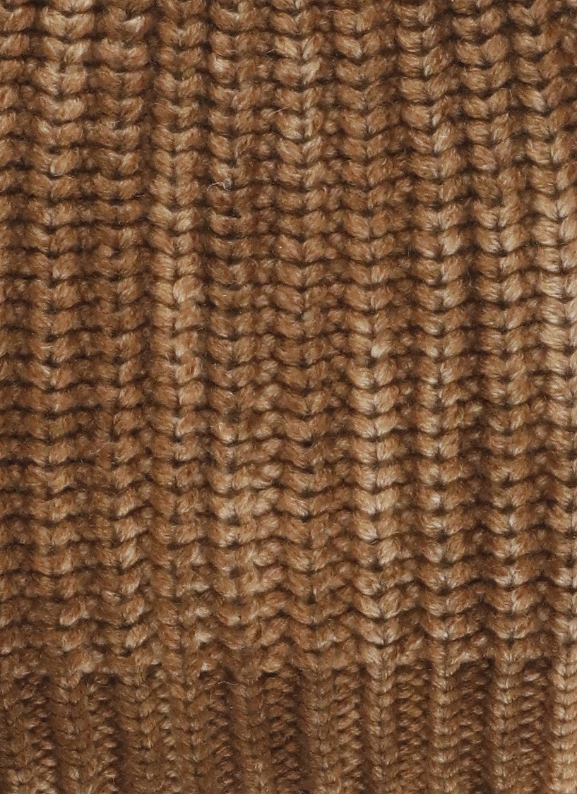 Avant Toi Brown Wool And Cashmere Beanie