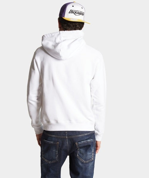 Dsquared2 Multicolour Graphic-Print Cotton Hoodie