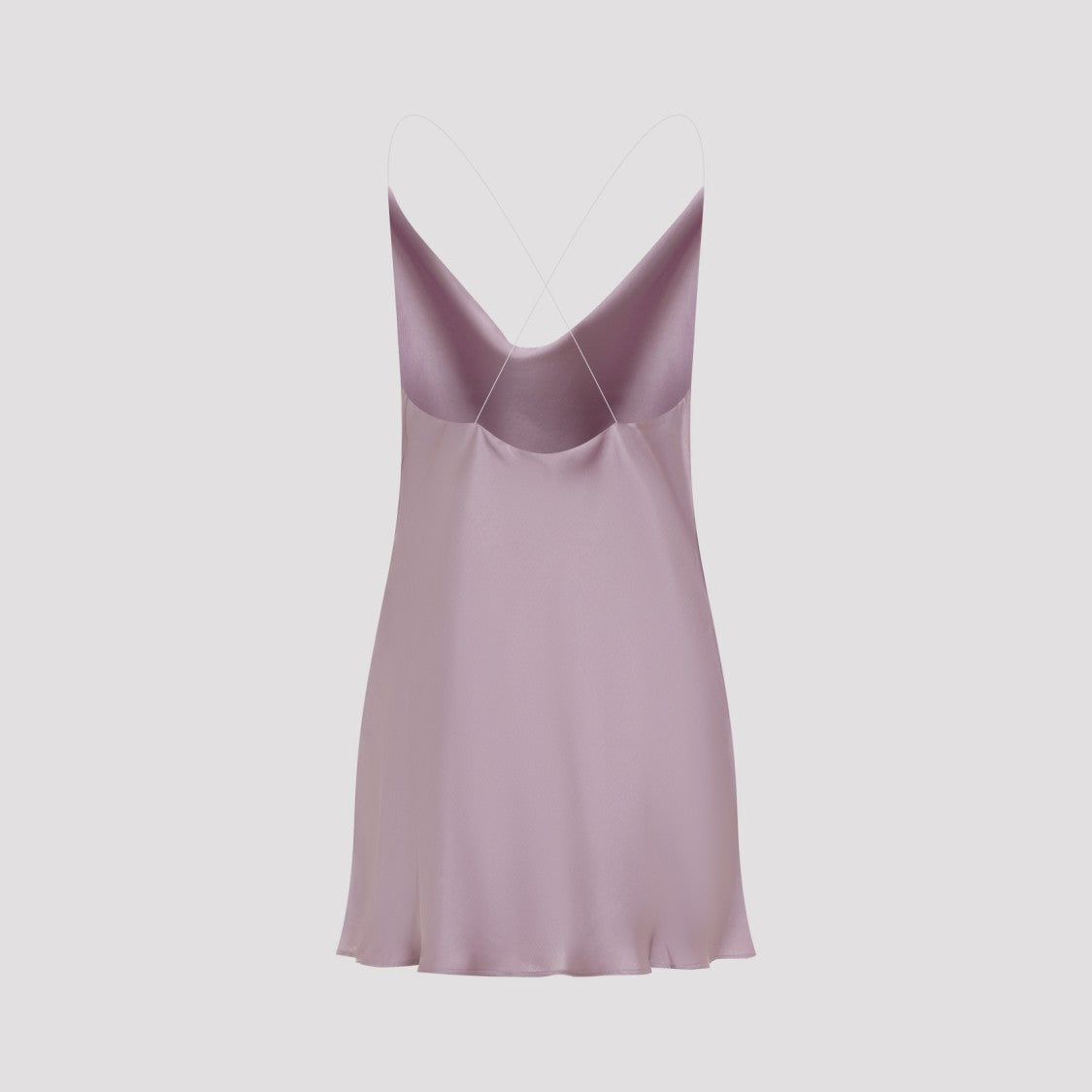 Y/Project Satin-Finish Draped Dress
