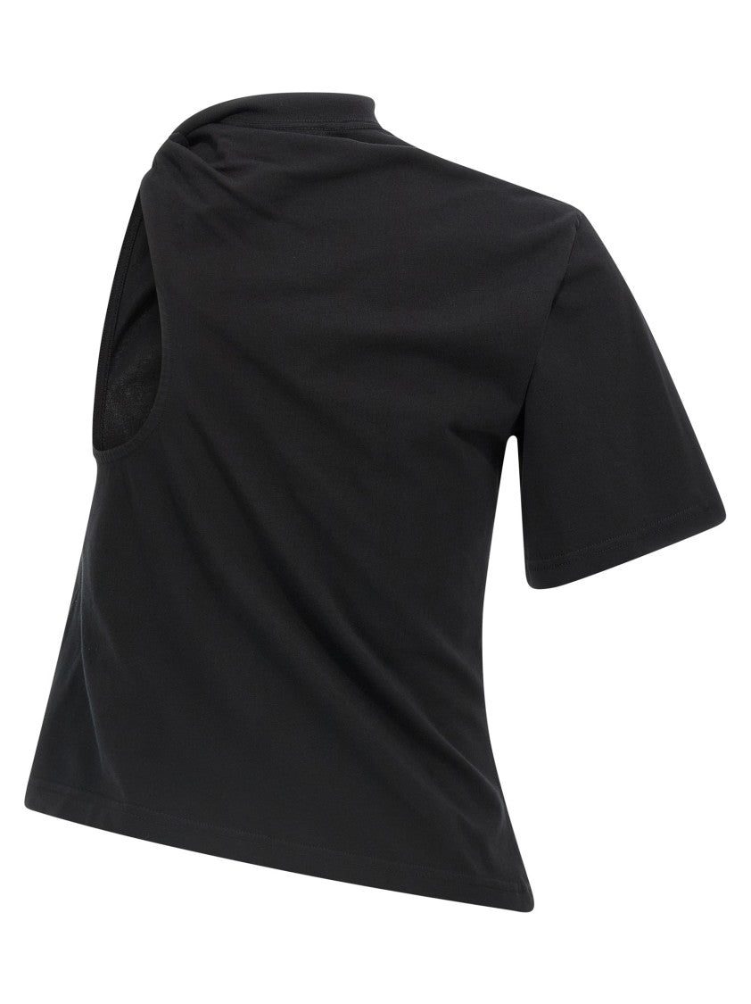 Courrèges 'Twist Asymmetrical' T-Shirt