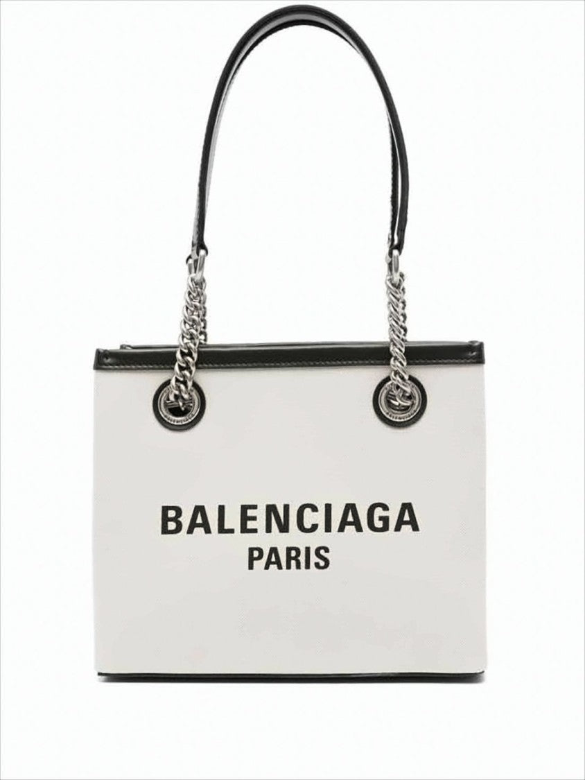 Balenciaga Rectangular Canvas Shoulder Bag