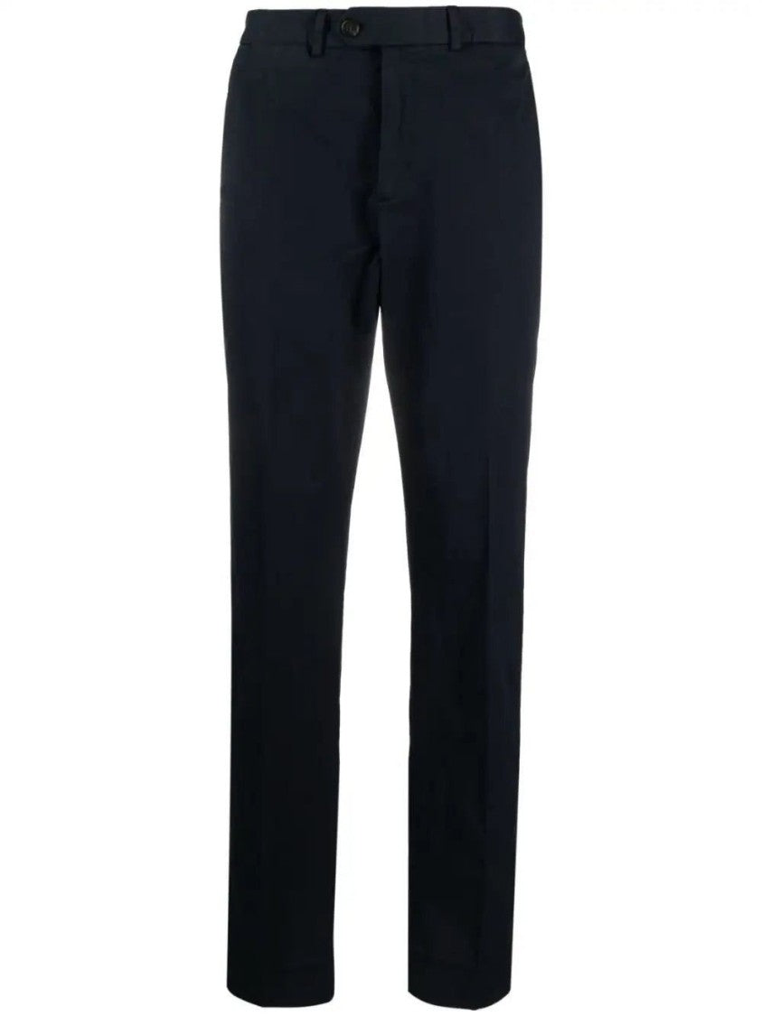 Ralph Lauren X Purple Label Flat Front Casual Trousers With Tailored Fit