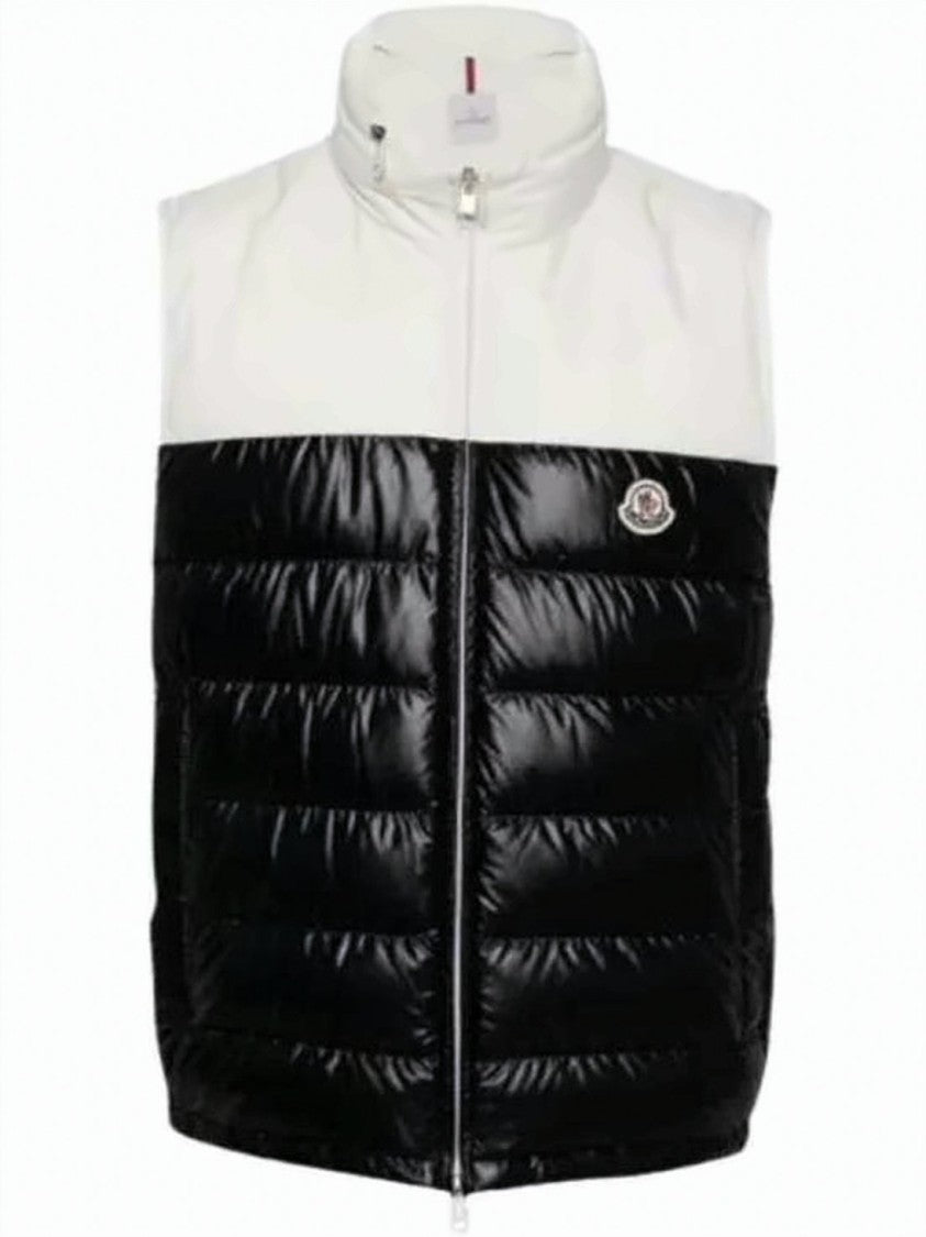Moncler Color-Blocked Quilted Puffer Vest