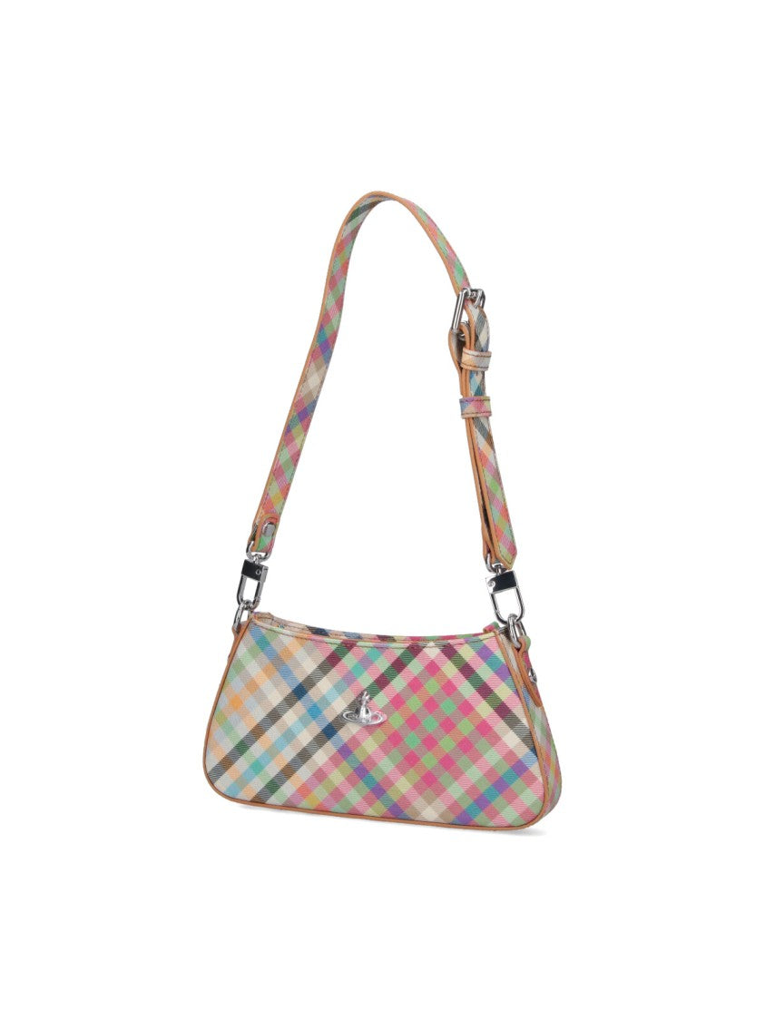 Vivienne Westwood "Tasha" Shoulder Bag In Multicolor Fabric