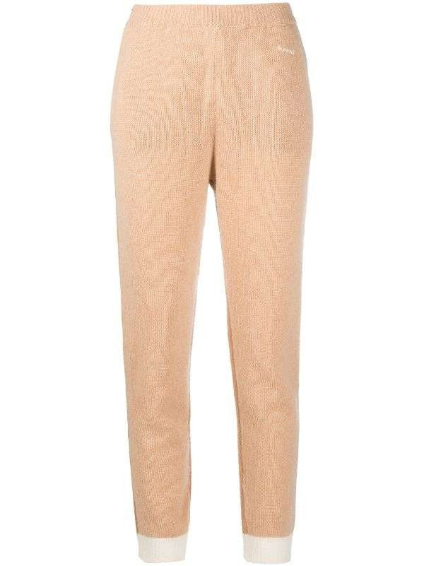 Marni Ribbed-Knit Cashmere Trousers