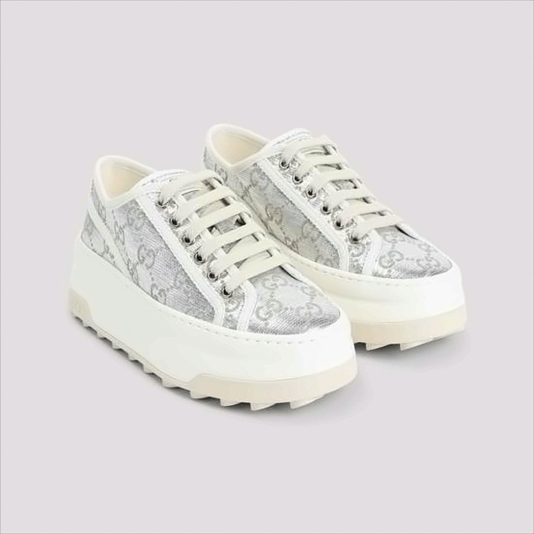 Gucci Platform Sneakers With Subtle Monogram