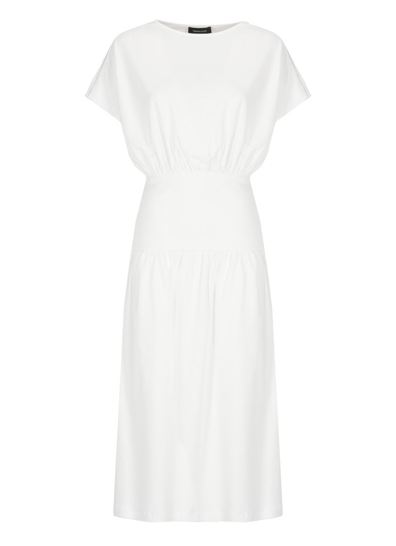 Fabiana Filippi White Coton Dress
