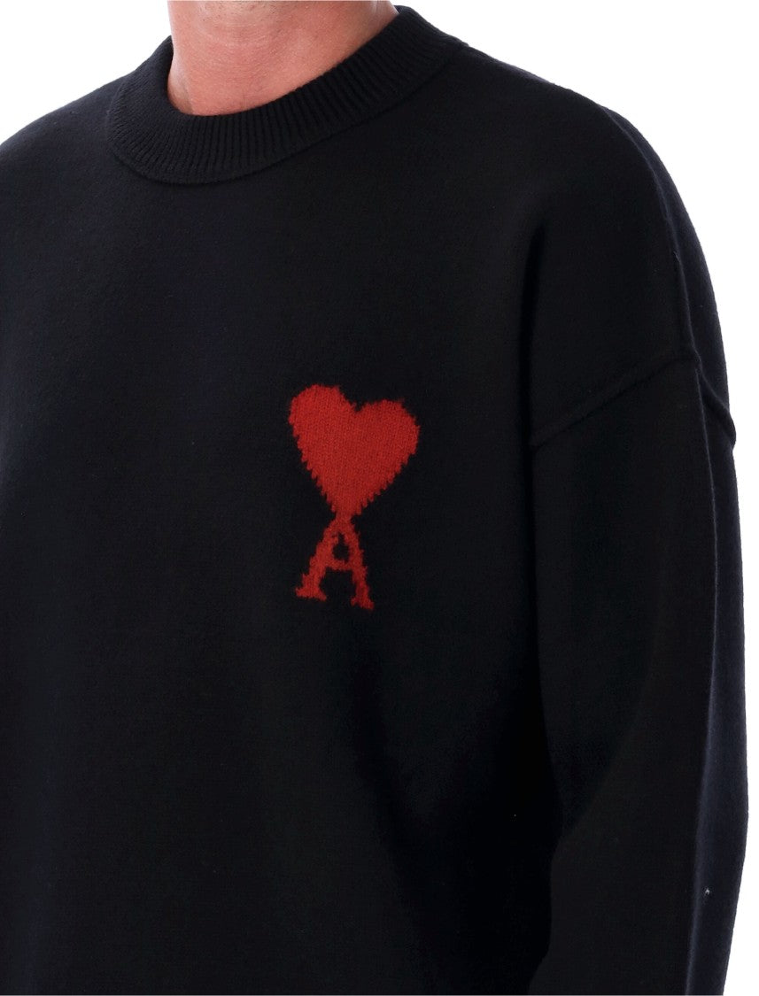 Ami Paris Red Adc Sweater