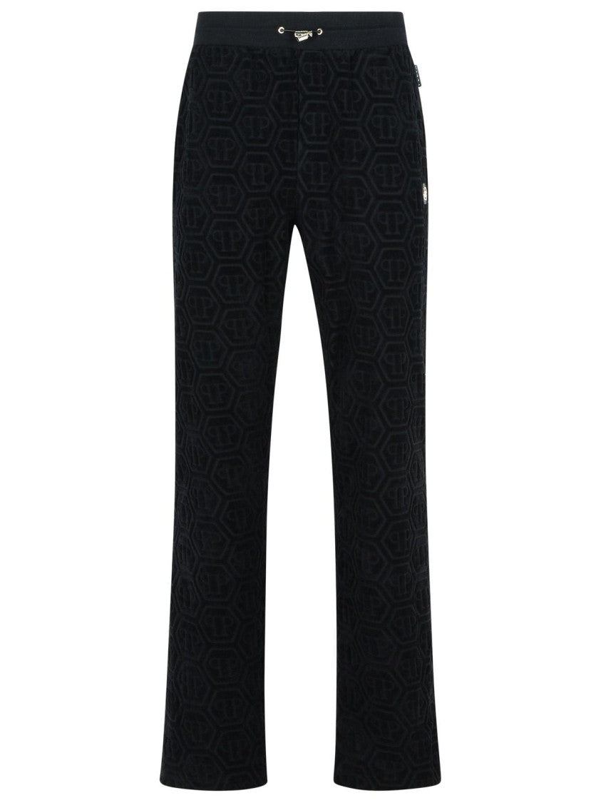 Philipp Plein 'Jogger' Black Cotton Pants