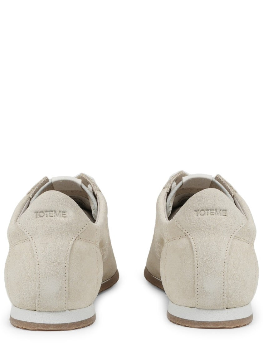 Totême Flex Ribbed Sole Suede Sneakers