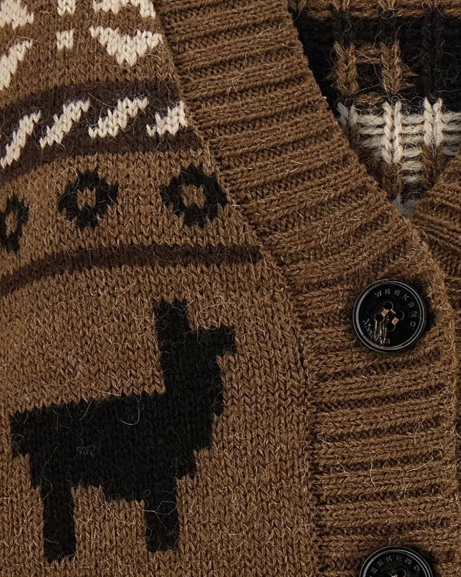 Max Mara Camel Alpaca Blend Peru Cardigan