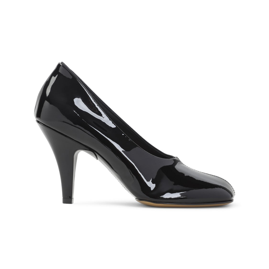 Phoebe Philo Black Calf Leather Soft 90 Pumps With Bold Stiletto Heel