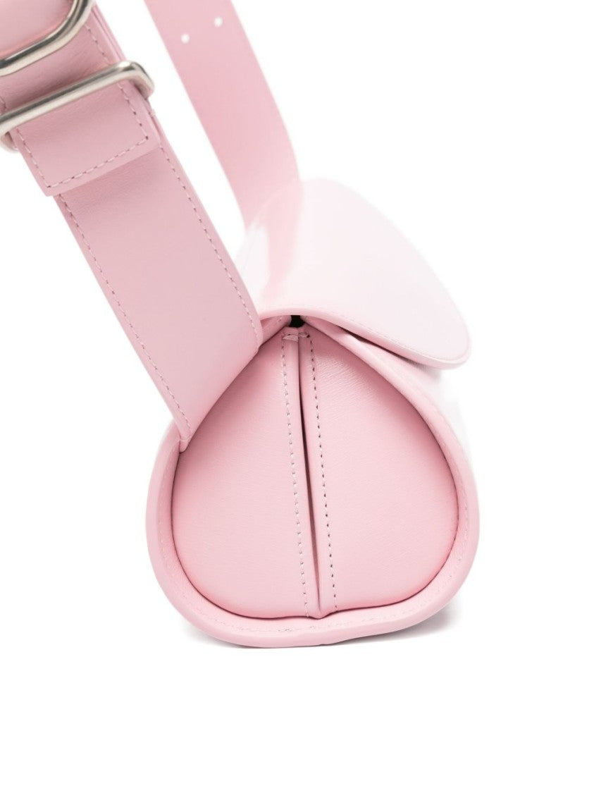 Jil Sander Soft Pink Leather Shoulder Bag