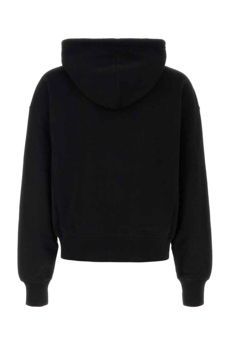 Alexander Mcqueen Black Cotton Sweatshirt