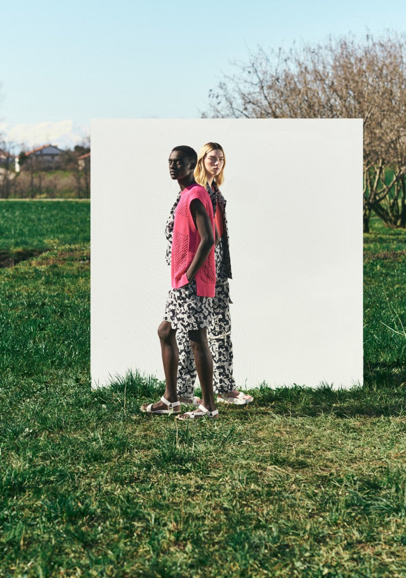 Takaturna Knitted Vest With Open Weave Design And Summer-Inspired Aesthetic