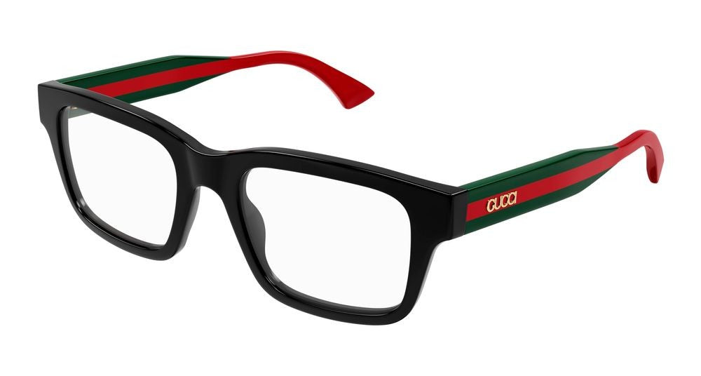 Gucci Eyeglasses Gg1865o 004 Black Green Transpare 52/20/145
