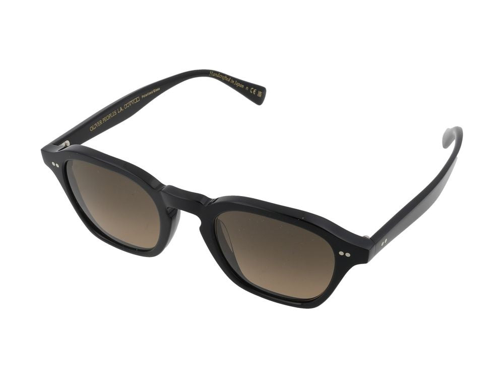 Oliver Peoples Gradient Lens Silver Rivet Detail Square Sunglasses