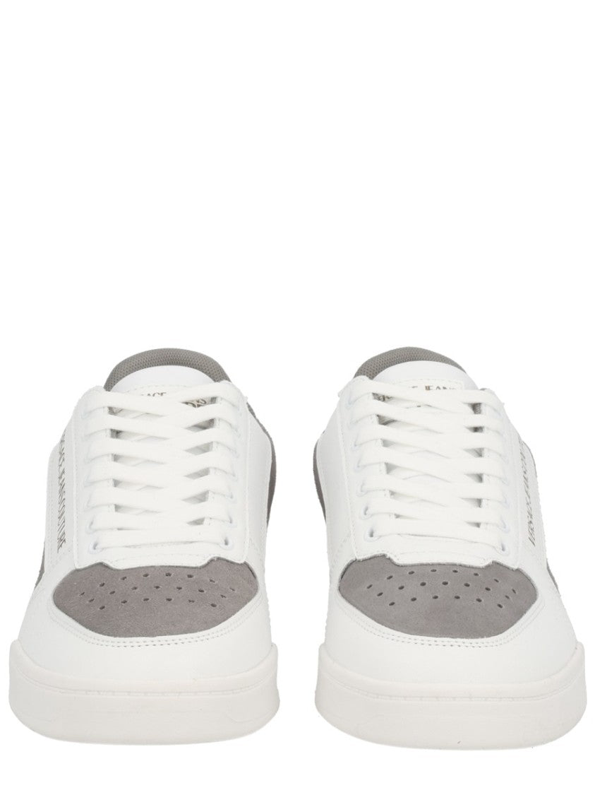 Versace Jeans Couture Sleek Grey Sneakers With Contrast Panels