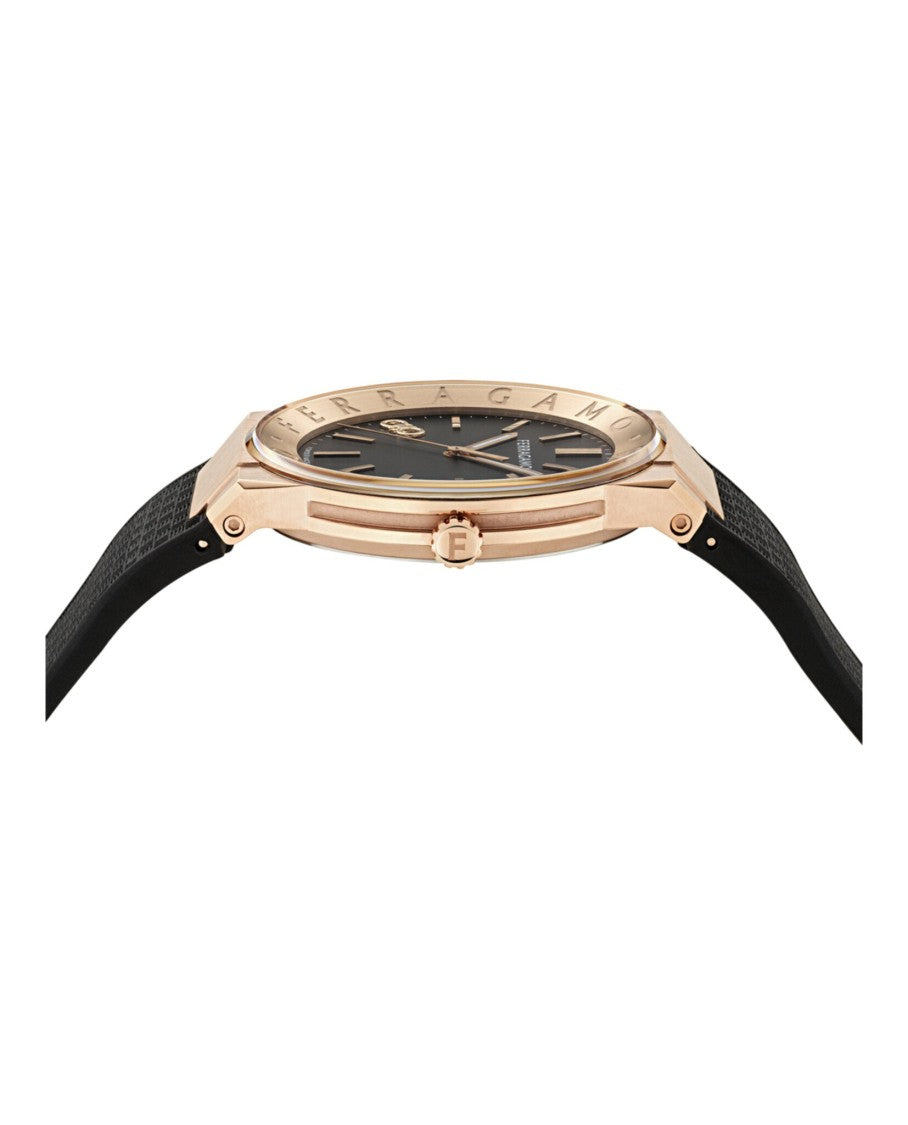 Ferragamo Sapphire Logo Recycled Pu Watch