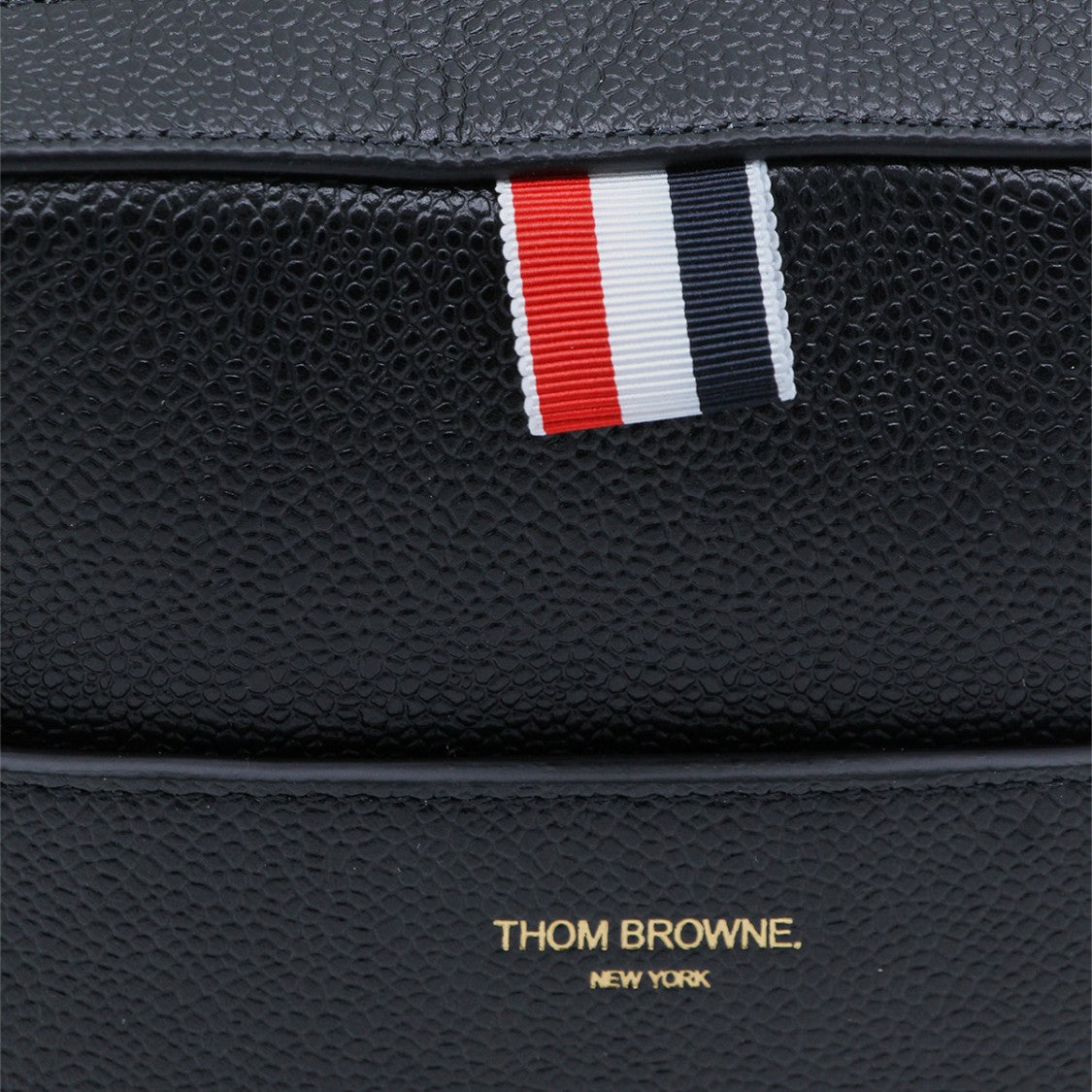 Thom Browne Structured Rectangular Black Bag