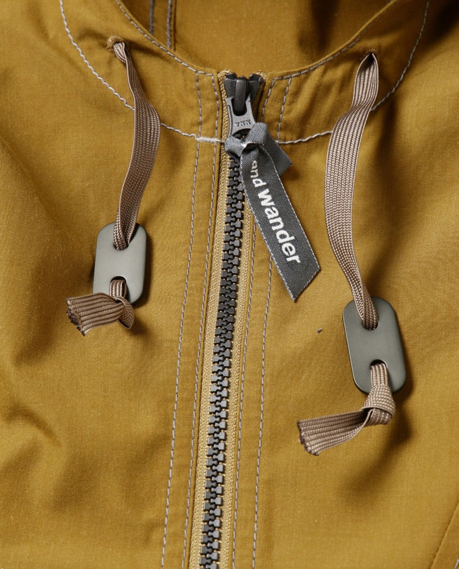 And Wander Aramid Hoodie With Zip Closure