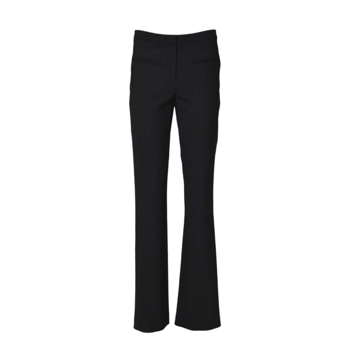 Courrèges Heritage Bootcut Trouser in Black Wool Blend