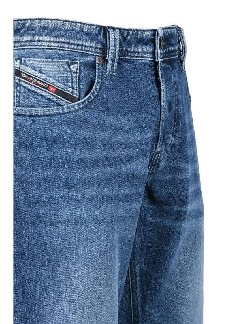 Diesel Blue Straight Denim Jeans