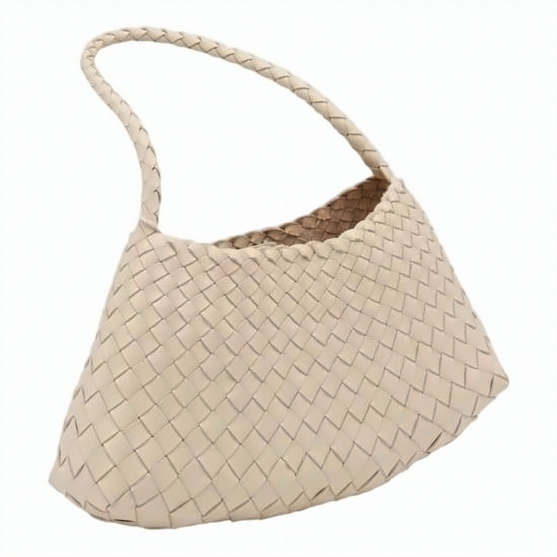 Dragon Diffusion Woven Buffalo Leather Rosanna Shoulder Bag