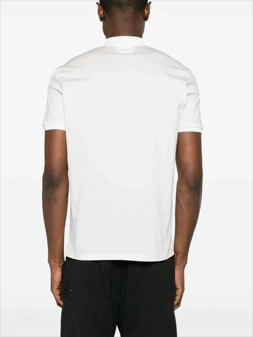 C.P. Company Classic Short-Sleeve Polo Shirt With Minimalist Design