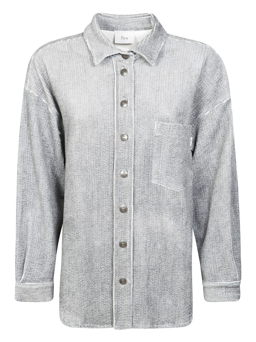 8Pm Shirt With Pocket - Petunia