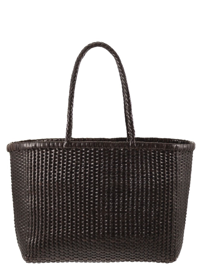 Dragon Weave - Braided Leather Bag L
