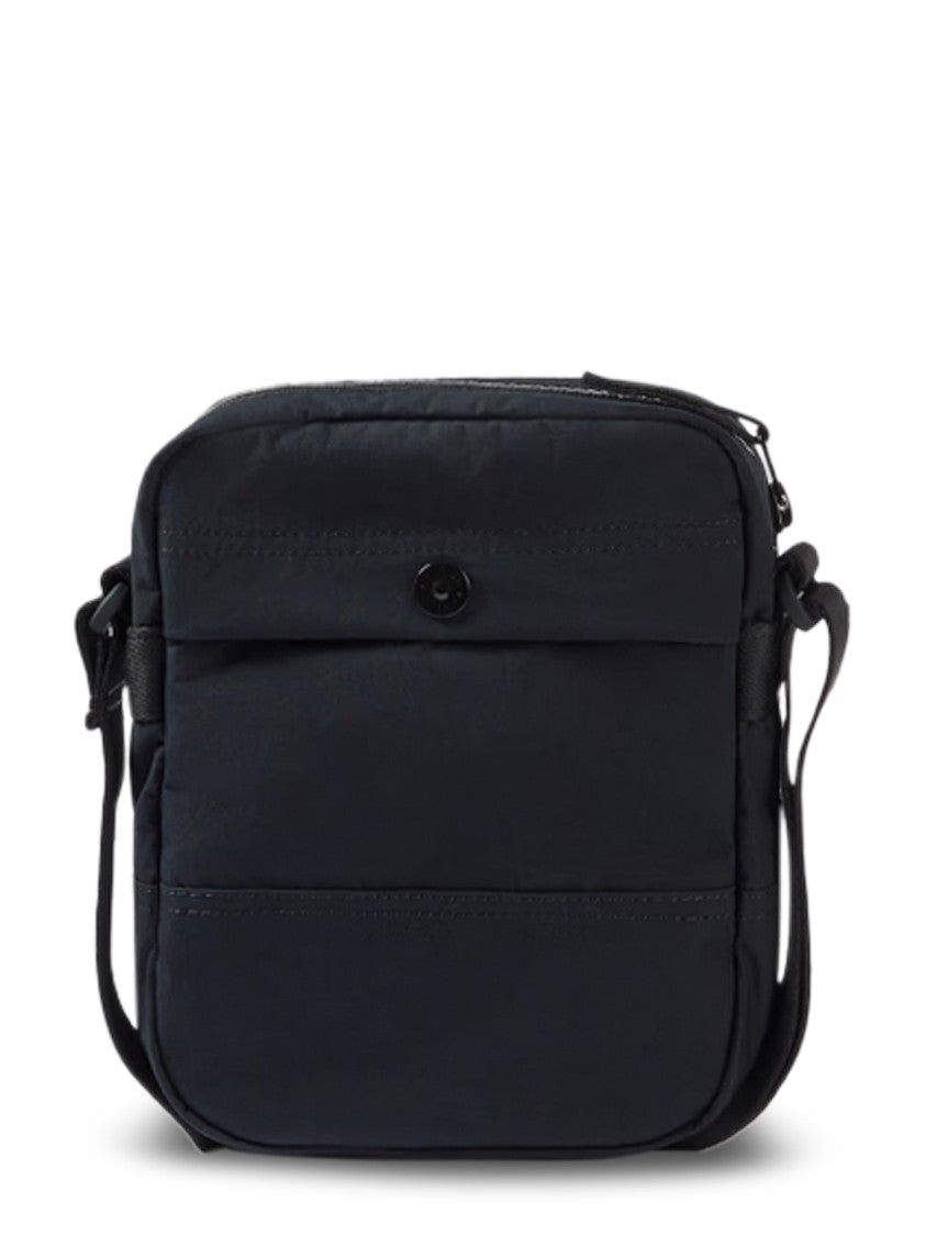 Stone Island Black Bag With Smooth Texture