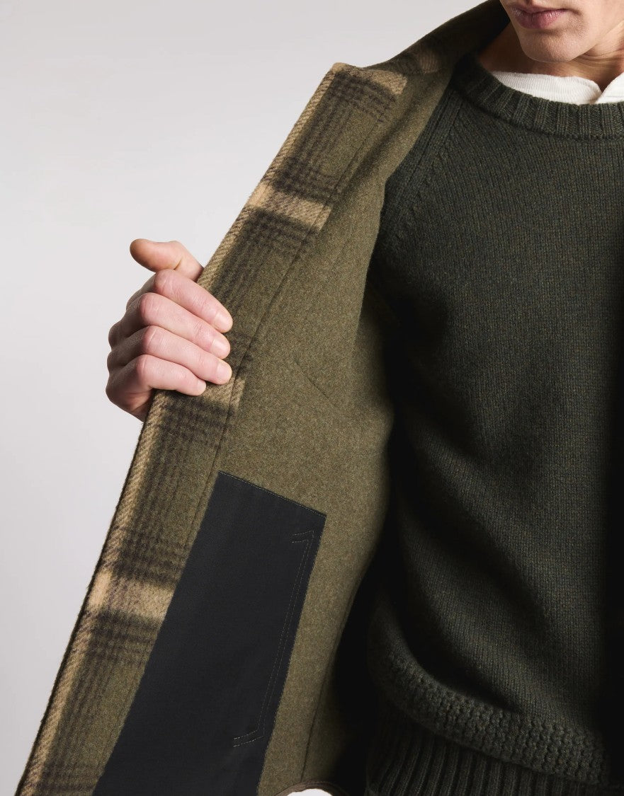 Fay Over Shirt Archive With Classic Plaid Pattern