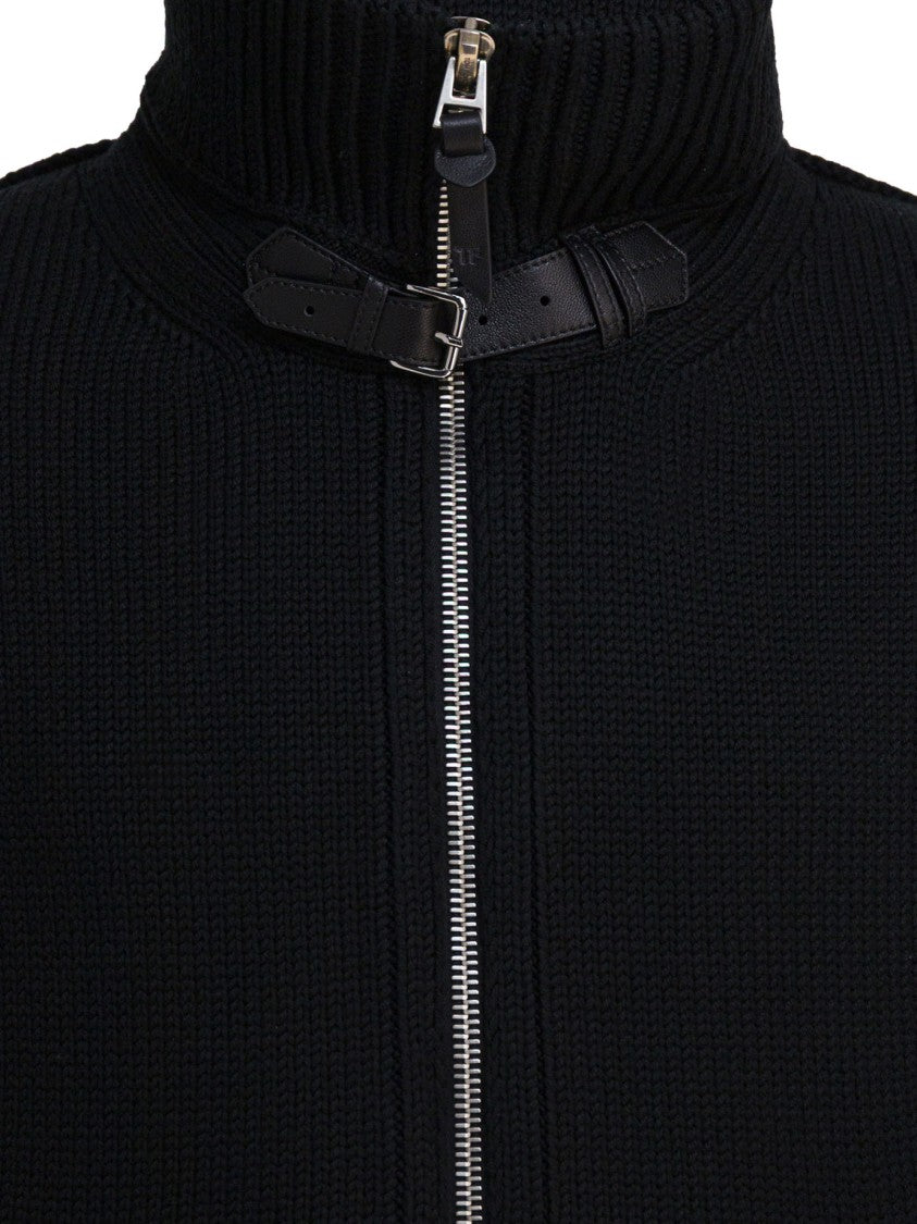 Tom Ford Wool Jacket With Ribbed Collar